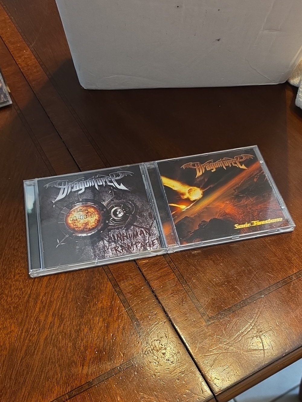 DragonForce CD Albums - Black & Orange Cover Art